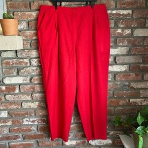 Simon Ellis Red Trousers Pants